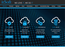 Tablet Screenshot of itsoft.hr